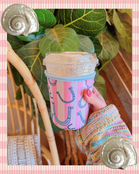 COASTAL COWGIRL ICED COFFEE COOZIE