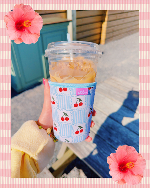 CHERRY ON TOP ICED COFFEE COOZIE