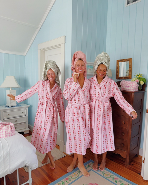 STRAWBERRY ROBE W/ MATCHING COOZIE!