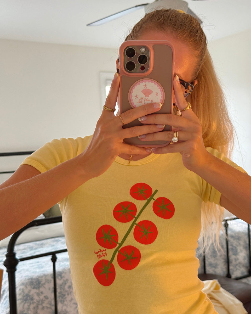 TOMATO GARDEN CLUB BABY TEE – All Things Lilly Ann