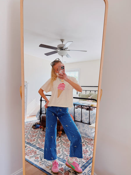 'LITTLE TREAT' BOXY TEE