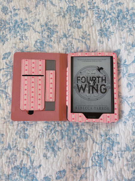 PINK BLOOMS KINDLE CASE