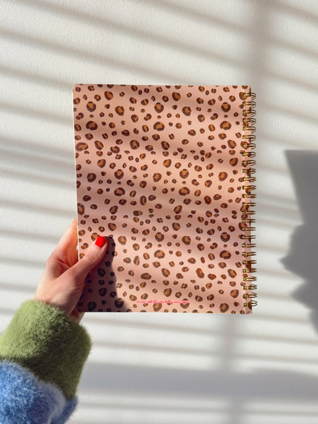 CHEETAH GAL SPIRAL NOTEBOOK