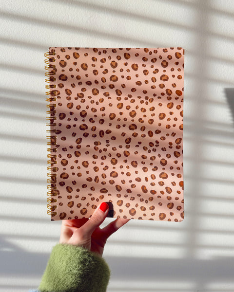 CHEETAH GAL SPIRAL NOTEBOOK
