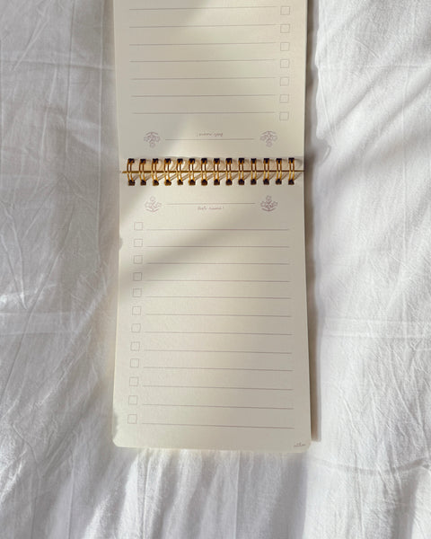 'LISTS AND IDEAS' SMALL SPIRAL NOTEPAD