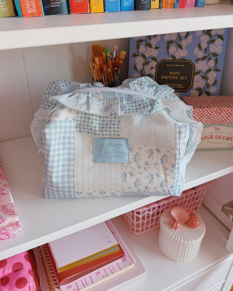 BLUEBERRY MUFFIN  RUFFLE POUCH