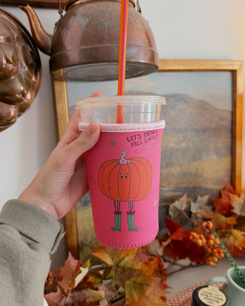 PUMPKIN GAL ICED COFFEE COOZIE