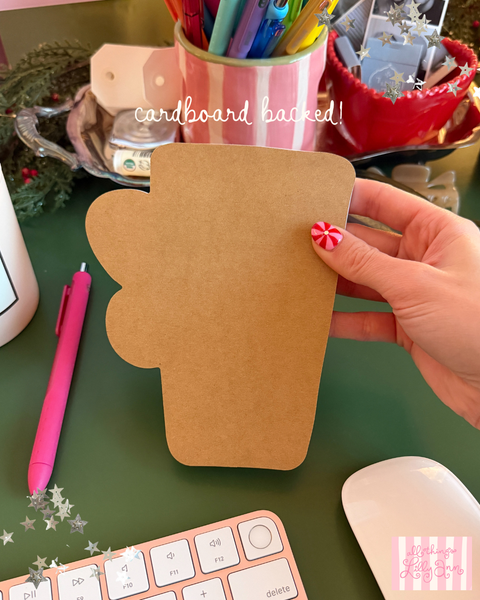 CUTIE MUG SHAPED STICKY NOTE NOTEPAD