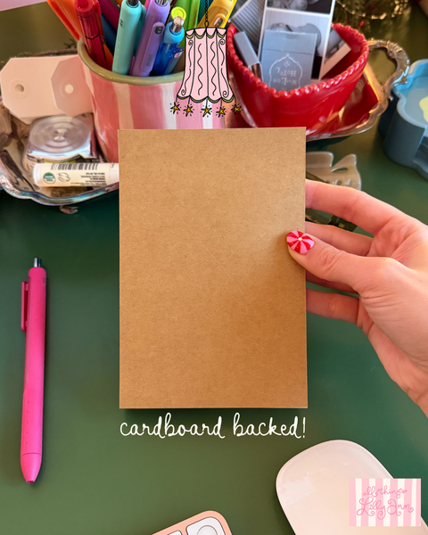 TO-DO LIST WHIMSY STICKY NOTE NOTEPAD