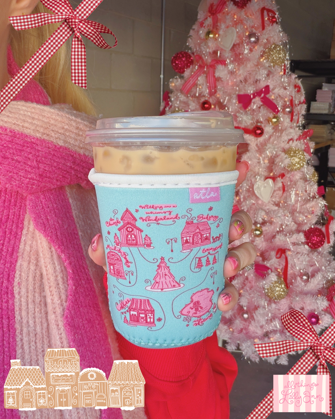 WALKING IN A WHIMSY WONDERLAND ICED COFFEE COOZIE