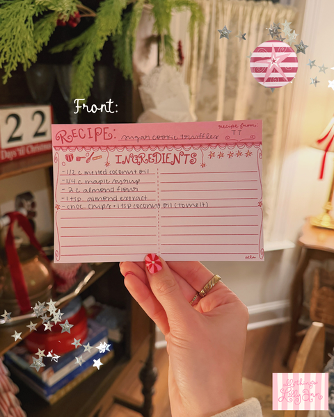 RECIPE CARDS (PACK OF 12)