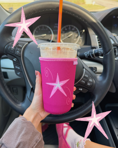 WHIMSY STAR ICED COFFEE COOZIE