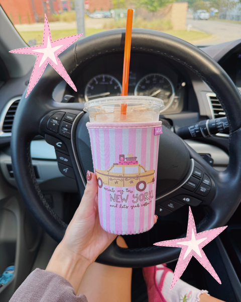 MEET ME IN NEW YORK ICED COFFEE COOZIE