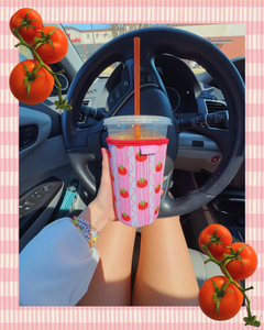 TOMATO GIRL SPRING ICED COFFEE COOZIE