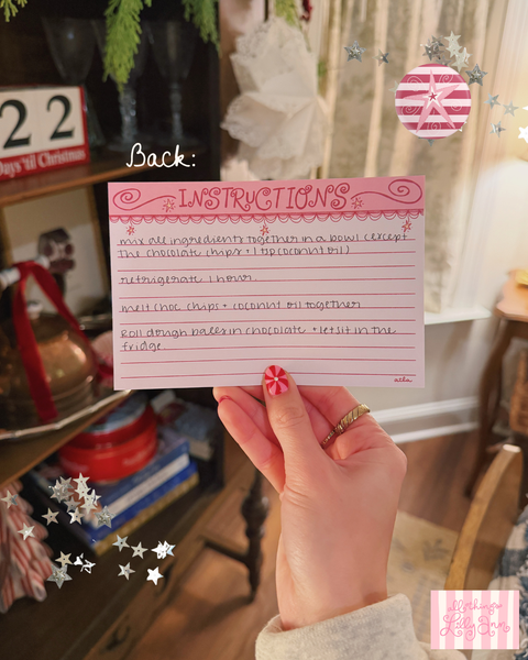 RECIPE CARDS (PACK OF 12)