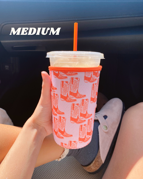 COWBOY BOOTS ICED COFFEE COOZIE