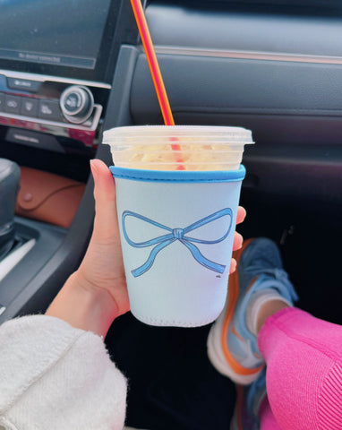 OOPSIE SALE: PUT A BOW ON IT ICED COFFEE COOZIE