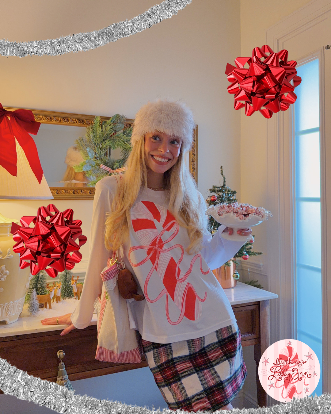 I WANT CANDY *CANES* LONG SLEEVE TEE