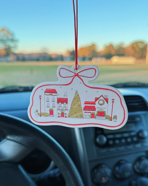 CHRISTMAS TOWN CAR AIR FRESHENER