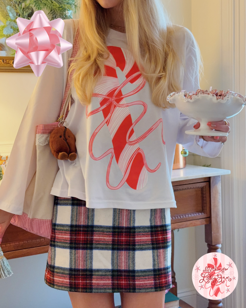 I WANT CANDY *CANES* LONG SLEEVE TEE