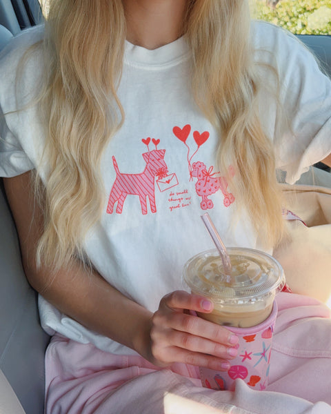 'DO SMALL THINGS WITH GREAT LOVE' PUP DOODLES T-SHIRT