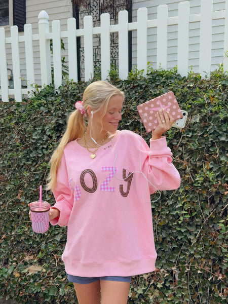 COZY PINK CREWNECK