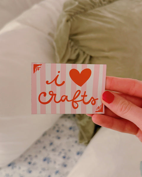 I LOVE CRAFTS MAGNET