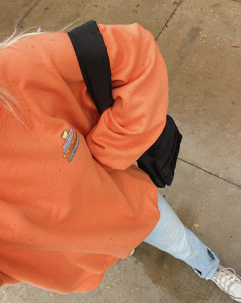 'LET'S DO FALL STUFF' PUMPKIN COLORED CREWNECK