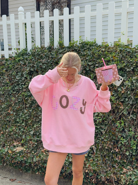 COZY PINK CREWNECK