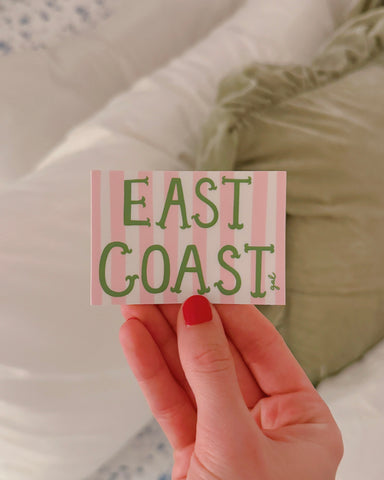 'EAST COAST GAL' STICKER