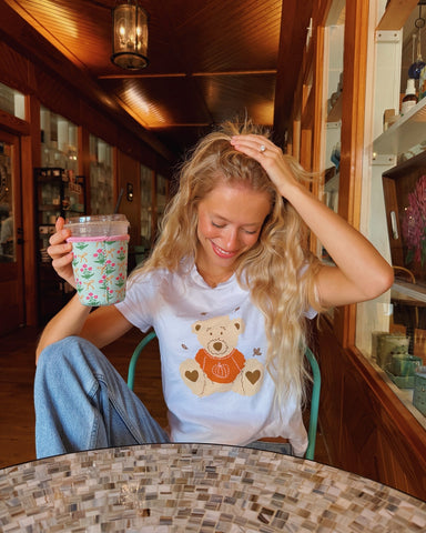 FALL BEAR LITTLE TEE