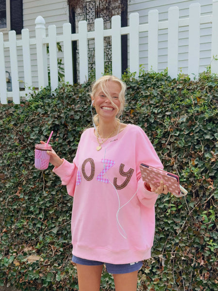 COZY PINK CREWNECK