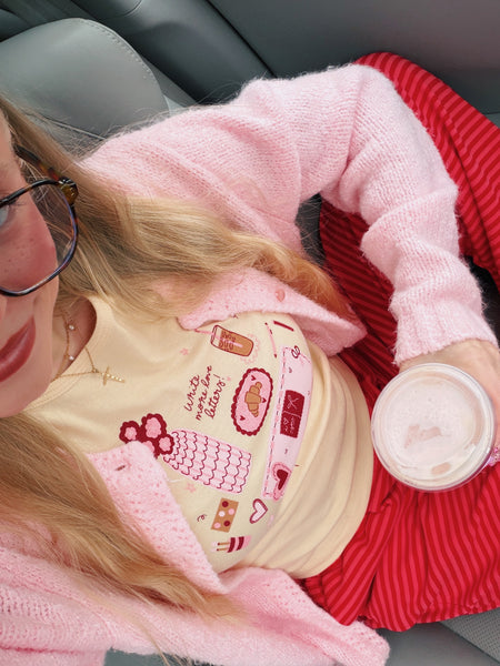 'WRITE MORE LOVE LETTERS' MINI TEE