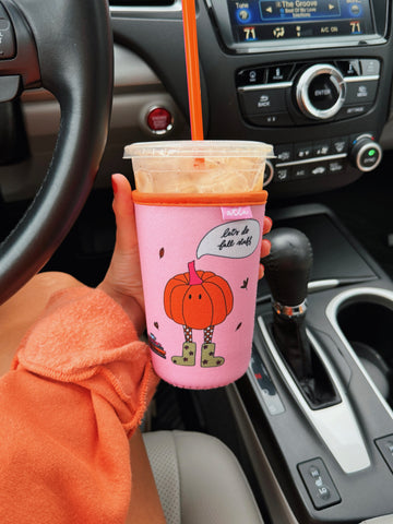 PUMPKIN GAL ICED COFFEE COOZIE