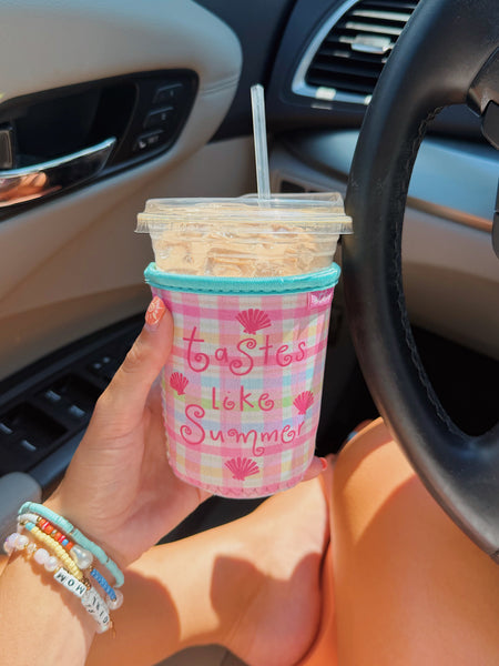 TASTES LIKE SUMMER ICED COFFEE COOZIE