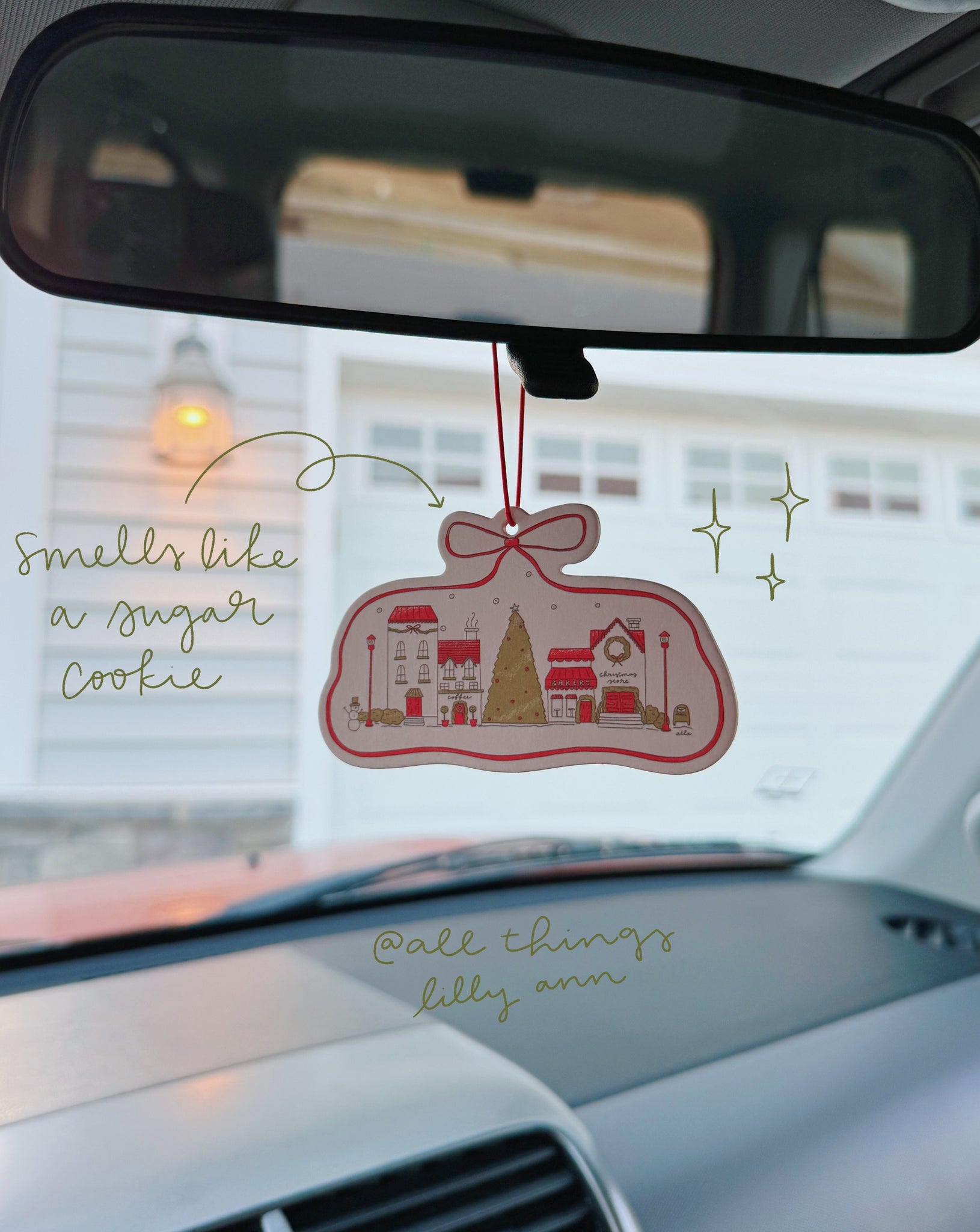 CHRISTMAS TOWN CAR AIR FRESHENER