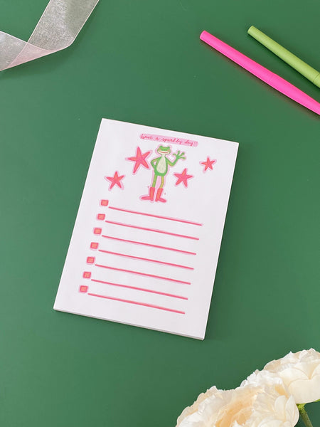 OOPSIE SALE: 'HAVE A SPARKLY DAY' FROGGY CHECKLIST