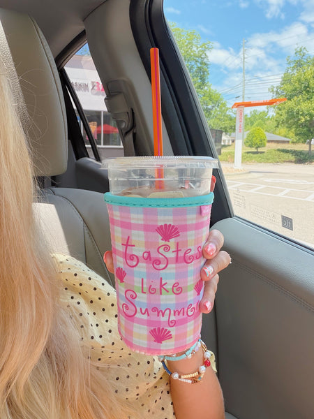 TASTES LIKE SUMMER ICED COFFEE COOZIE