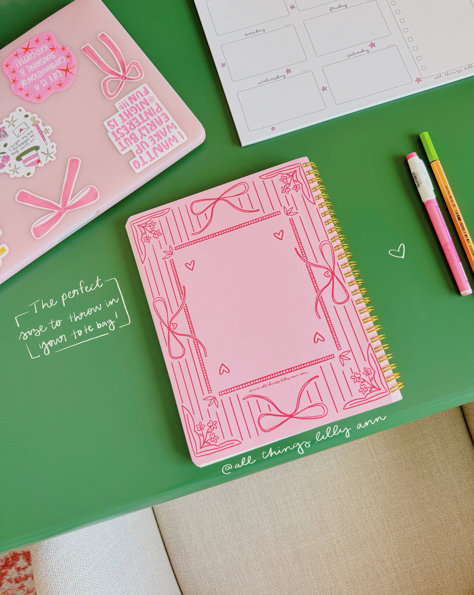 'A GAL WITH LOTS OF IDEAS' SPIRAL NOTEBOOK – All Things Lilly Ann