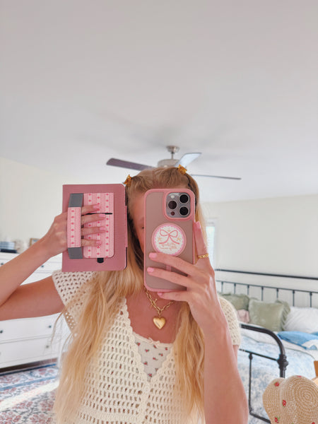 PINK BLOOMS KINDLE CASE