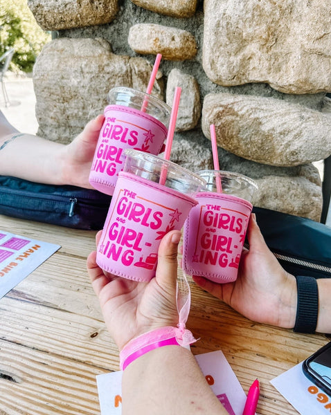 OOPSIE SALE: THE GIRLS ARE GIRL-ING' ICED COFFEE COOZIE
