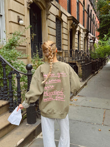 'WE'RE GIRLS! OFC WE'RE OBSESSED WITH FALL!' CREWNECK