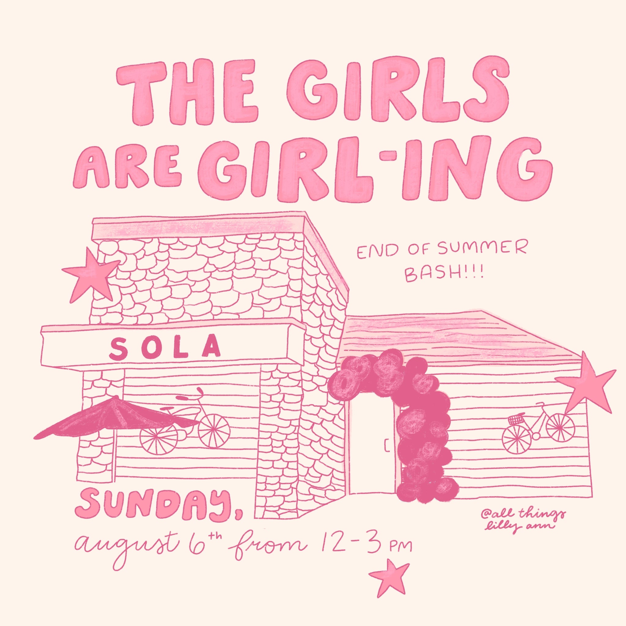 The Girls Are Girl-ing: End of Summer Bash Event!