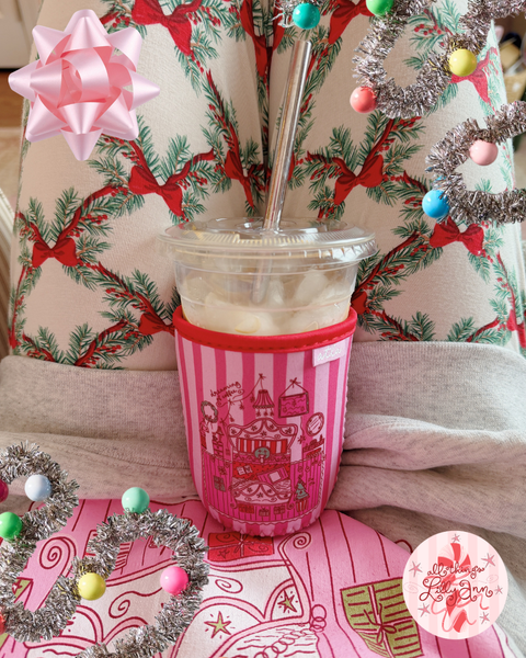 WHIMSY CHRISTMAS ROOM ICED COFFEE COOZIE