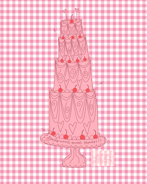 'GIRLS WANT SWEET TREATS' CAKE CREW