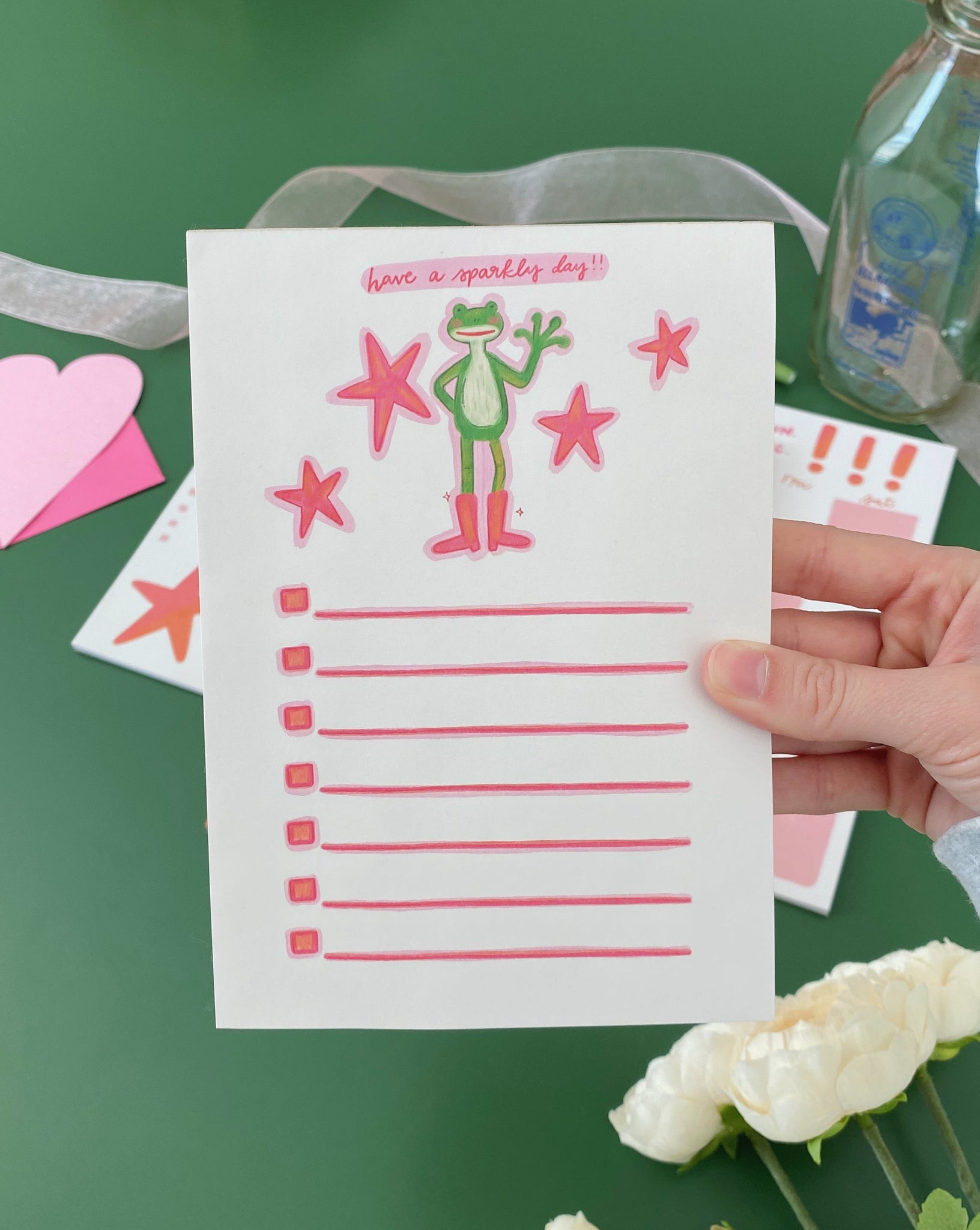 'HAVE A SPARKLY DAY' FROGGY CHECKLIST