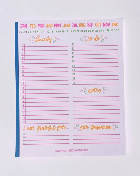 FRUITY PEBBLES DAILY PLANNER NOTEPAD