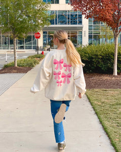 'BOW ERA' CREAM CREWNECK