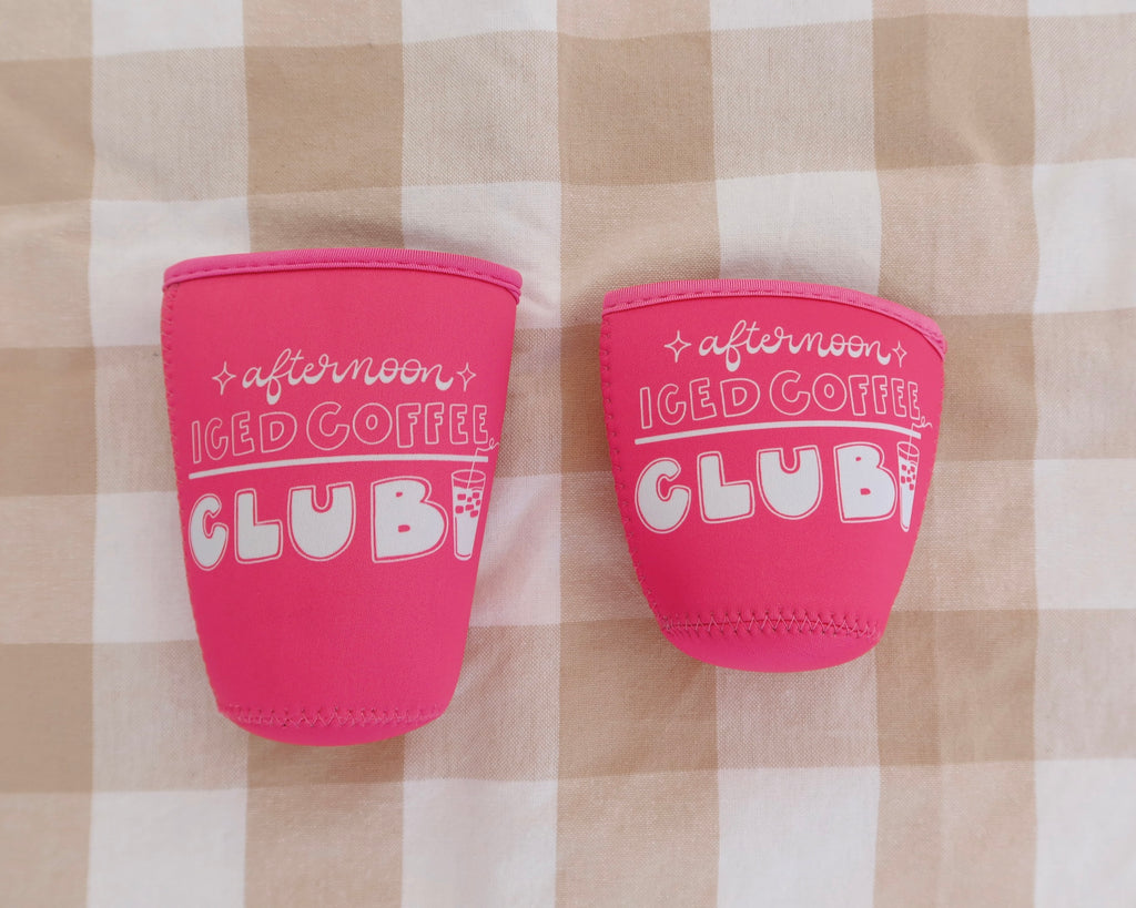 AFTERNOON ICED COFFEE CLUB' ICED COFFEE COOZIE – All Things Lilly Ann